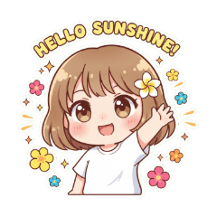 The flower language of the flower girl