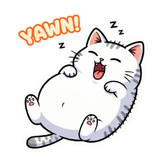 Lazy Cat's Cozy Nap Time