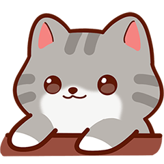 Gray Pop Cat Meme (ID)