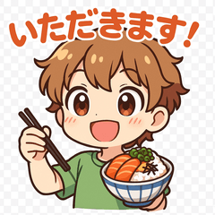 Cooking Anime Stickers