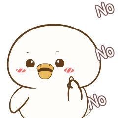 Cute Bald Bird : Pop-up stickers