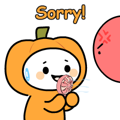 Cute Pumpkin : Animated Stickers