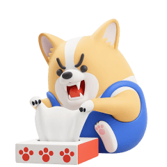 動く 3D猛コーギー2