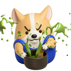 動く 3D猛コーギー2 silent