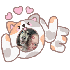 臘腸母子表情包^>⸝⸝⸝⸝<^