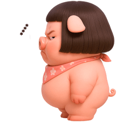 หมูบ๊อบ หมูน้อยจ้ำม่ำ เติมชื่อ