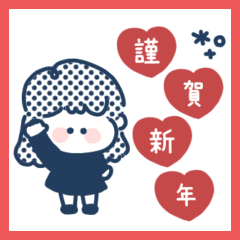 simple girl sticker #2026(resale)