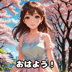 毎日使える！可愛い女の子の感情スタンプ