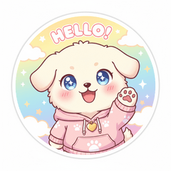 Cute Animal Anime Stickers