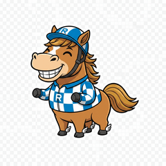 Run! Racehorse Stickers