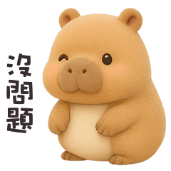 ʕ •͡ᴥ•ʔ 卡皮巴拉拉沒問題喔