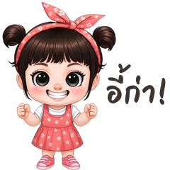 Khaohom cute girl (Kum-muang)