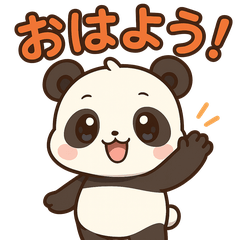 Kansai Panda Stickers
