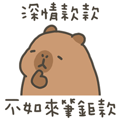 卡比巴拉肥水豚不如來筆鉅款