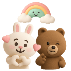 <咖B兔兔朋友圈>愛你的超實用日常 ♡ ♡