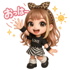 コギャル日常スタンプ1