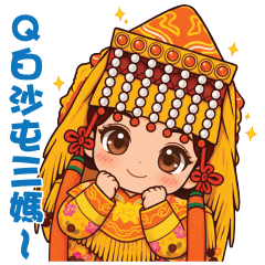 Q版白沙屯三媽祖
