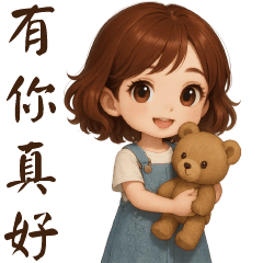 萌女孩**實用日常問候