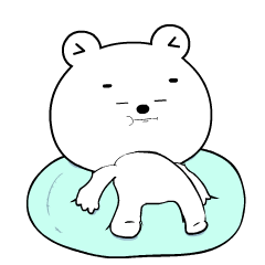 Weird White Bear 3 : Effect stickers