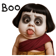 Chubby Ghost Girl Thai dress EN