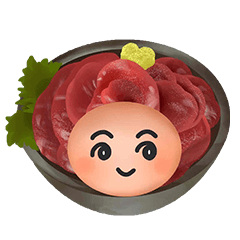 Smile Donburi sticker