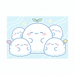 Fluffy Healing Stickers