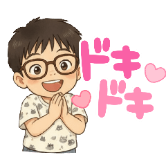 Cute boy sticker18