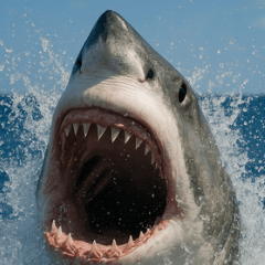 Realistic Shark Daily Talk Stickers