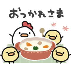 使いやすい*にわとりサン&ひよこサン*冬