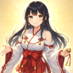 신사 무녀의 일상 스티커