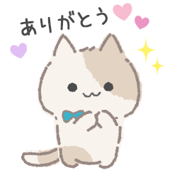 Gentle Cat Stickers - mimamori nyanko -