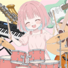音楽好きの女の子♡