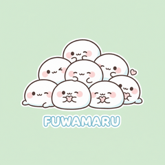Fuwamaru Daily Life Stickers
