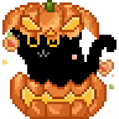 奇怪的黑貓 (萬聖節)