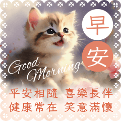 Daily Greetings of Kitty 2(Big stickers)