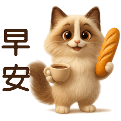 可愛布偶貓日常-實用貼圖