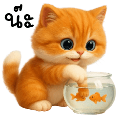 แมวส้มสายน่ารัก