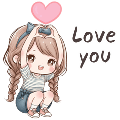 Cream cute girl (ENG)