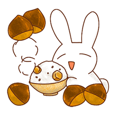 シロキウサギの秋