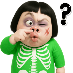 หน้าตลก มิส 63 ฮาโลวีน (No text)