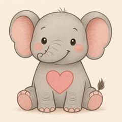 heart elephant