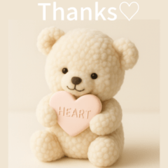 Soft Teddy Bear  Gentle Hearts