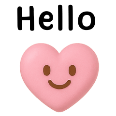 Cute heart stickers Eng