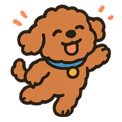 dog stickers for daily chats. No Text.