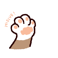 Mia's paws (active)
