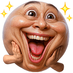 顔文字くん 11 (写実バージョン)