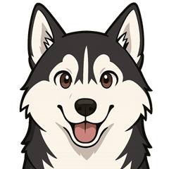 Happy Pals Siberian Husky