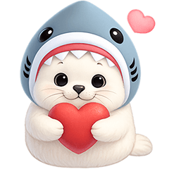 Seal shark hat (No Text)