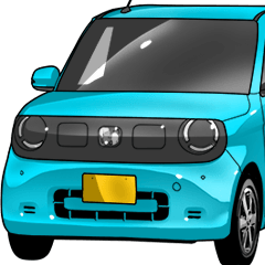 車(ミニバン88)クルマバイクシリーズ