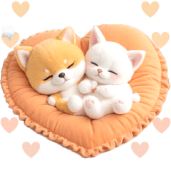 豆柴とねこ♡文字なし